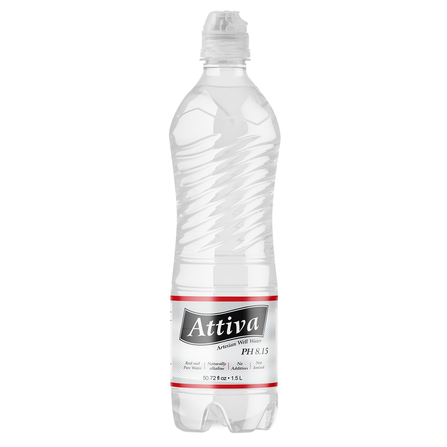 Attiva Alkaline Water 50.72 fl oz (1,5L) Sport