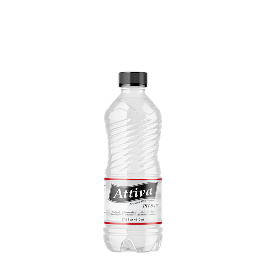 Attiva Alkaline Water 17.4 fl oz (510ml)